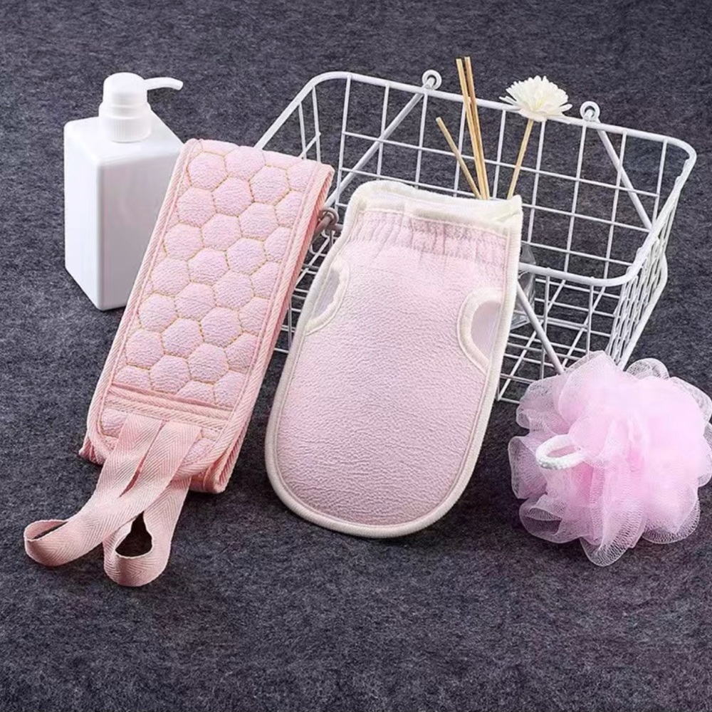 Three-piece Set Of Rubbing Towel Bath